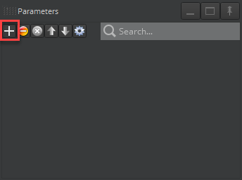 Parameters pane in the Animation Editor.