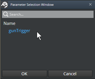 Choose a parameter for the parameter condition.