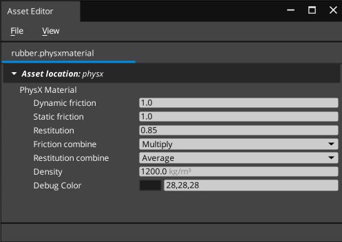 Asset Editor Image