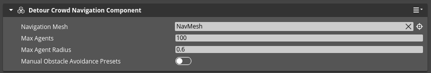 Detour Crowd Navigation component