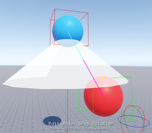 PhysX joint snap rotation mode