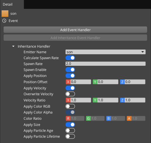 Particle Event Listener